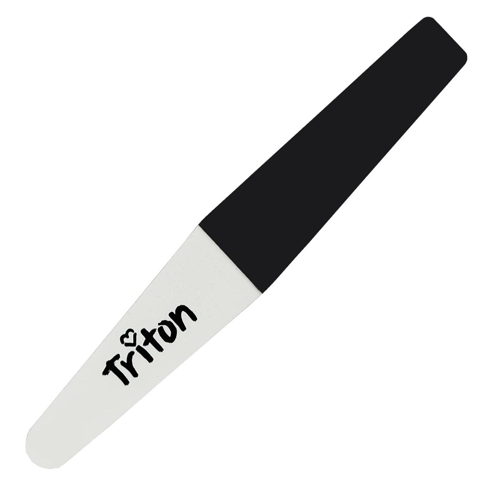 TRITON Professional 3-in-1 Double Sided Nail File - Emery Board, Soft Buffer & Nail Polisher - Reusable Manicure Pedicure Tool for Home & Salon Use - Perfect for Nail Care, DIY Grooming & Professional Nail Services