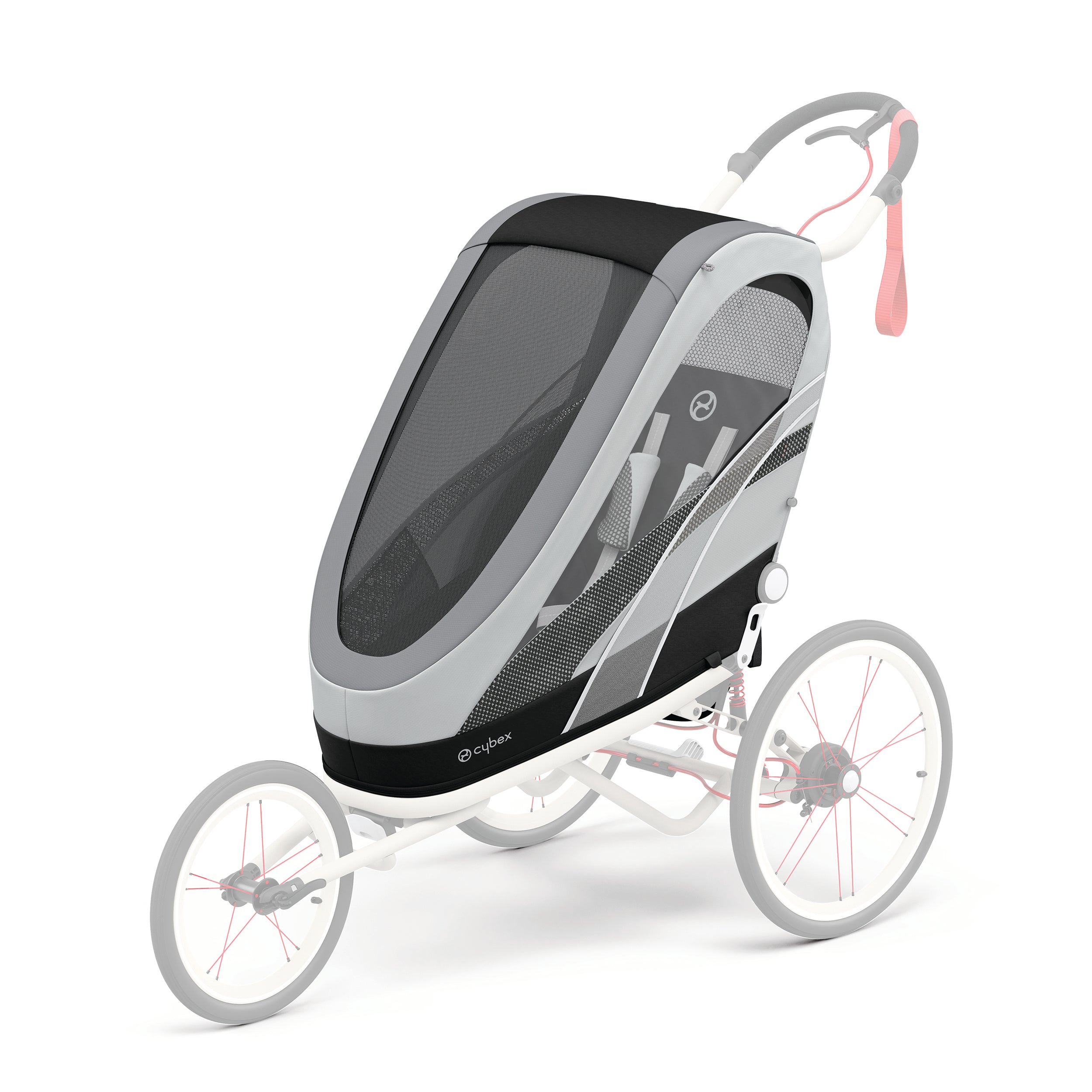 Cybex Zeno Multisport Bike Trailer & Jogging Stroller - Convertible Child Carrier for Cycling, Running & Hiking - Lightweight Compact Design for Active Families