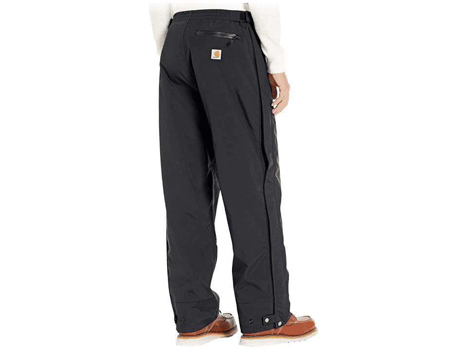 Men's Storm Defender Heavyweight Waterproof Pants - Black | All-Weather Outdoor Hiking & Work Pants for Men