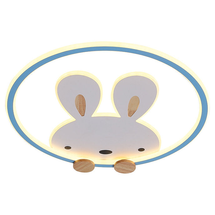 Modern LED Bunny Design Ceiling Light for Kids - Perfect for Nursery, Bedroom & Playroom Decor