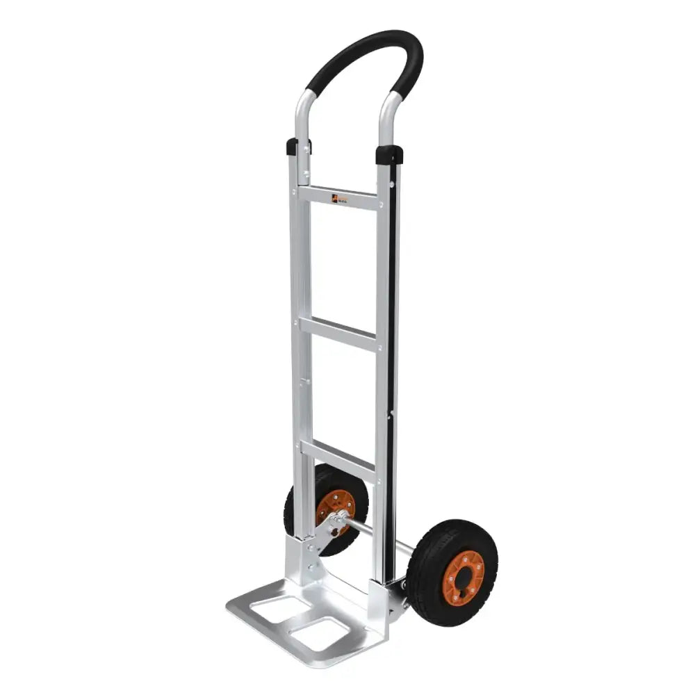 Heavy Duty Aluminum Sack Truck with Pram Handle - Perfect for Moving, Warehouse, and Industrial Use