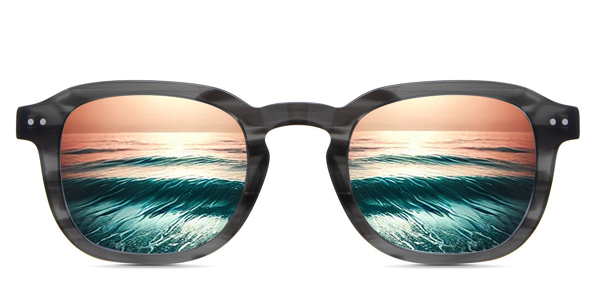 ZURI Men's Prescription Sunglasses for Driving, Fishing & Outdoor Activities - UV Protection Polarized Lenses for Men