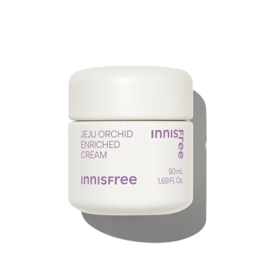 Innisfree Jeju Orchid Enriched Cream - Hydrating Anti-Aging Face Moisturizer for Dry Skin | Korean Skincare with Orchid Extract | Perfect for Night Routine & Winter Care