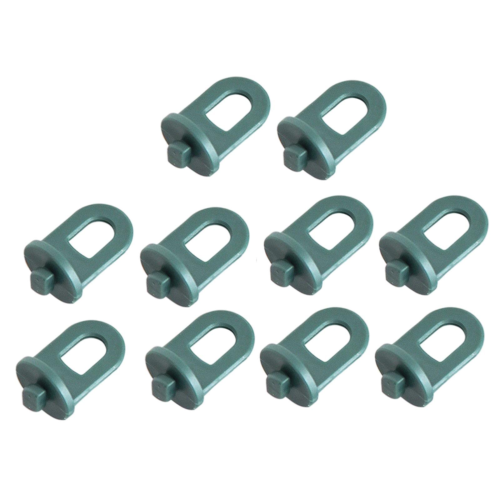 10Pcs Heavy Duty Greenhouse Hanging Hooks - Rustproof Plant Hangers for Vegetable Flower Pots, Indoor/Outdoor Gardening Accessories - Perfect for Greenhouses, Balconies & Vertical Gardens