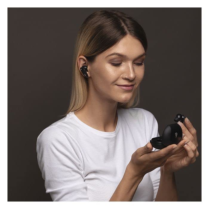 Edifier NeoBuds Pro Hi-Res Wireless Earbuds with Hybrid Active Noise Cancellation & LDAC Technology - Black Bluetooth Headphones for Workout, Commuting, and Travel