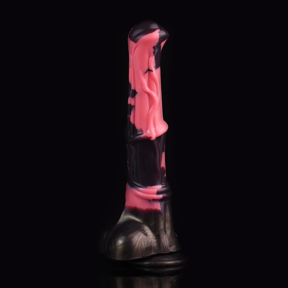 BeHorny Silicone Animal Dildo - Horse & Dragon Fantasy Sex Toy with Suction Cup - Perfect for Solo Play, Couples Fun & BDSM Adventures