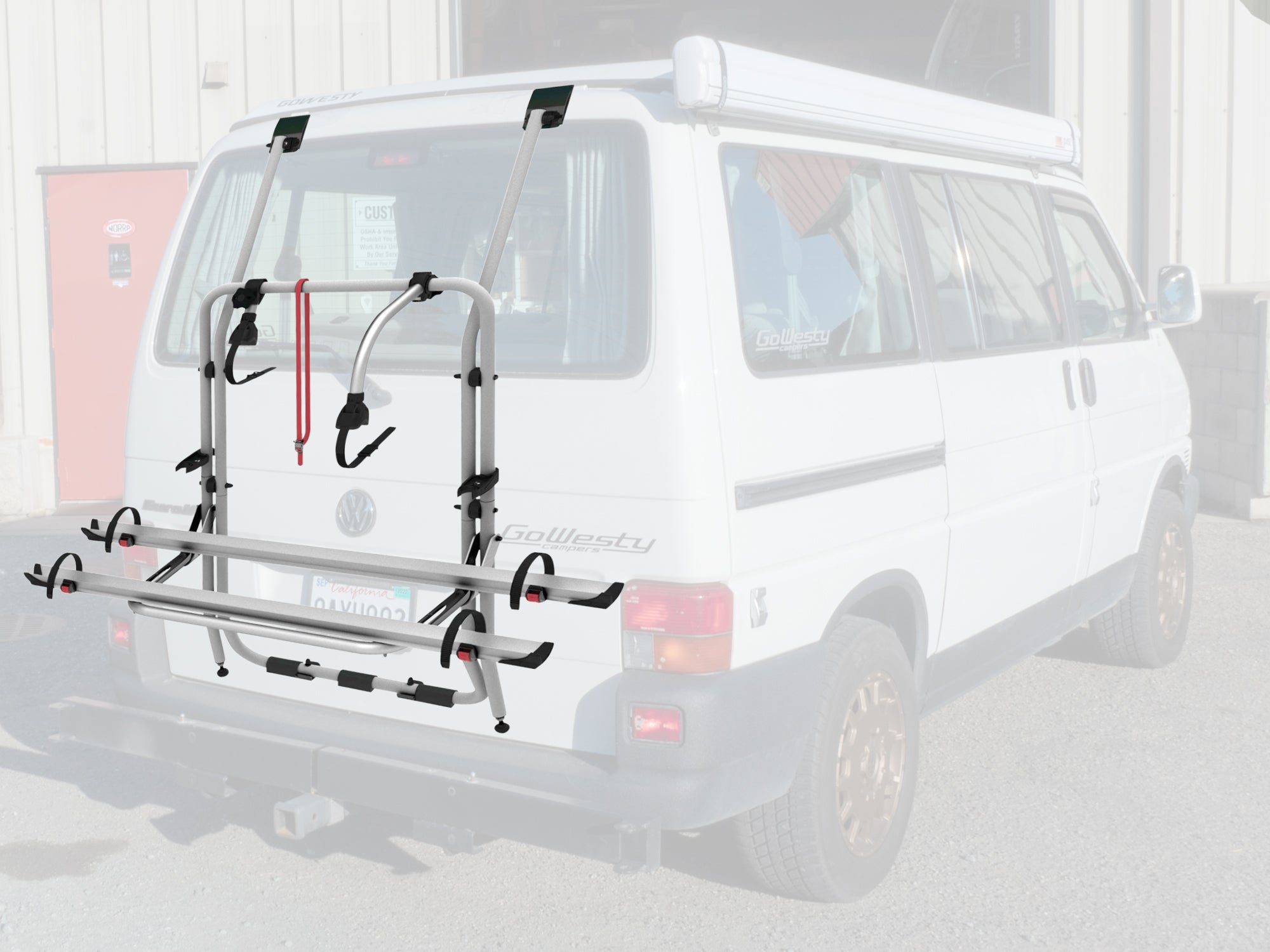 Fiamma Carry Bike Pro Bike Rack for Eurovan - Heavy Duty Bicycle Carrier for Camping, Road Trips & Outdoor Adventures