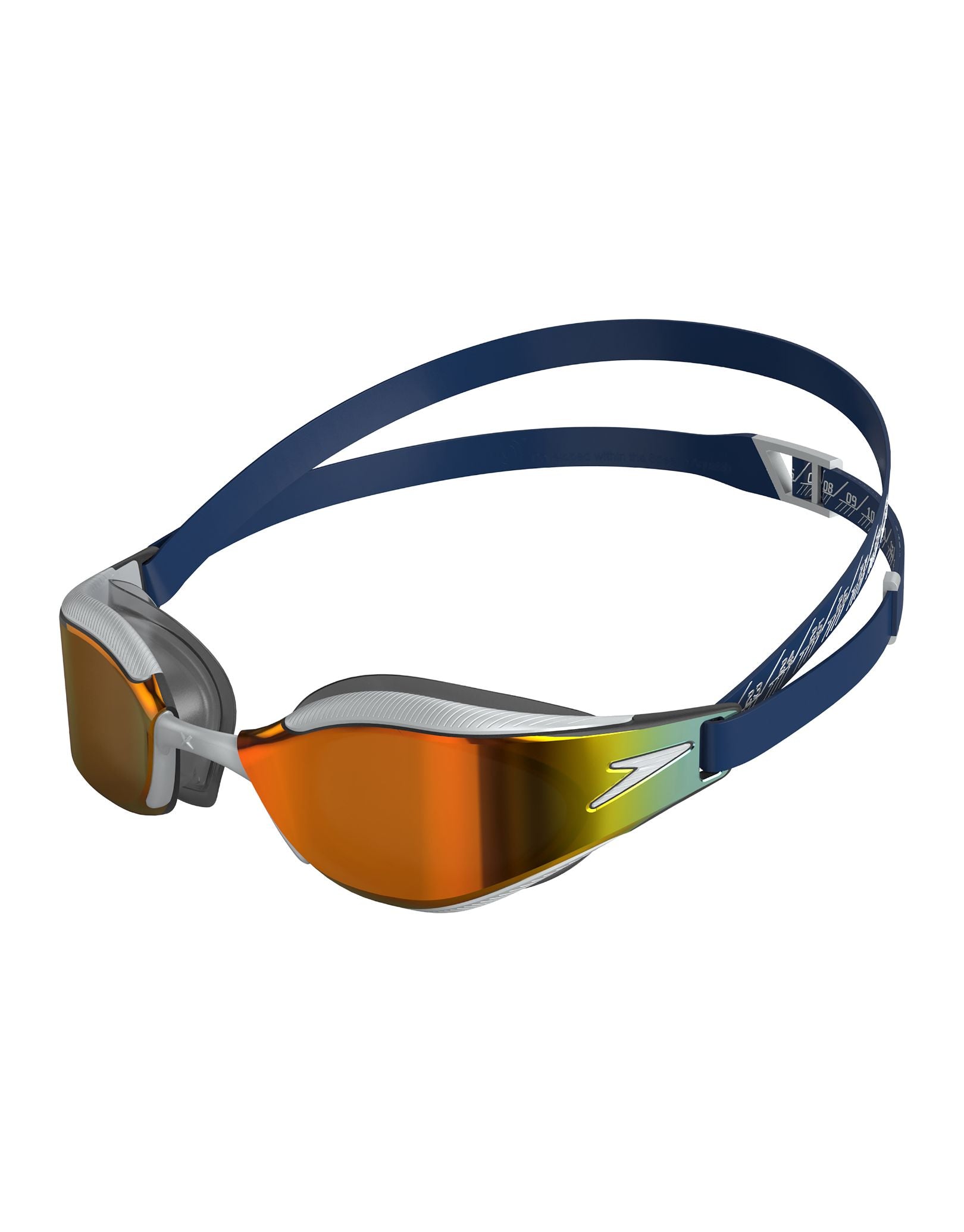 Speedo Junior Fastskin Hyper Elite Mirror Swim Goggles - Competition & Training Swimming Gear for Kids - Perfect for Swim Meets, Practice & Pool Workouts