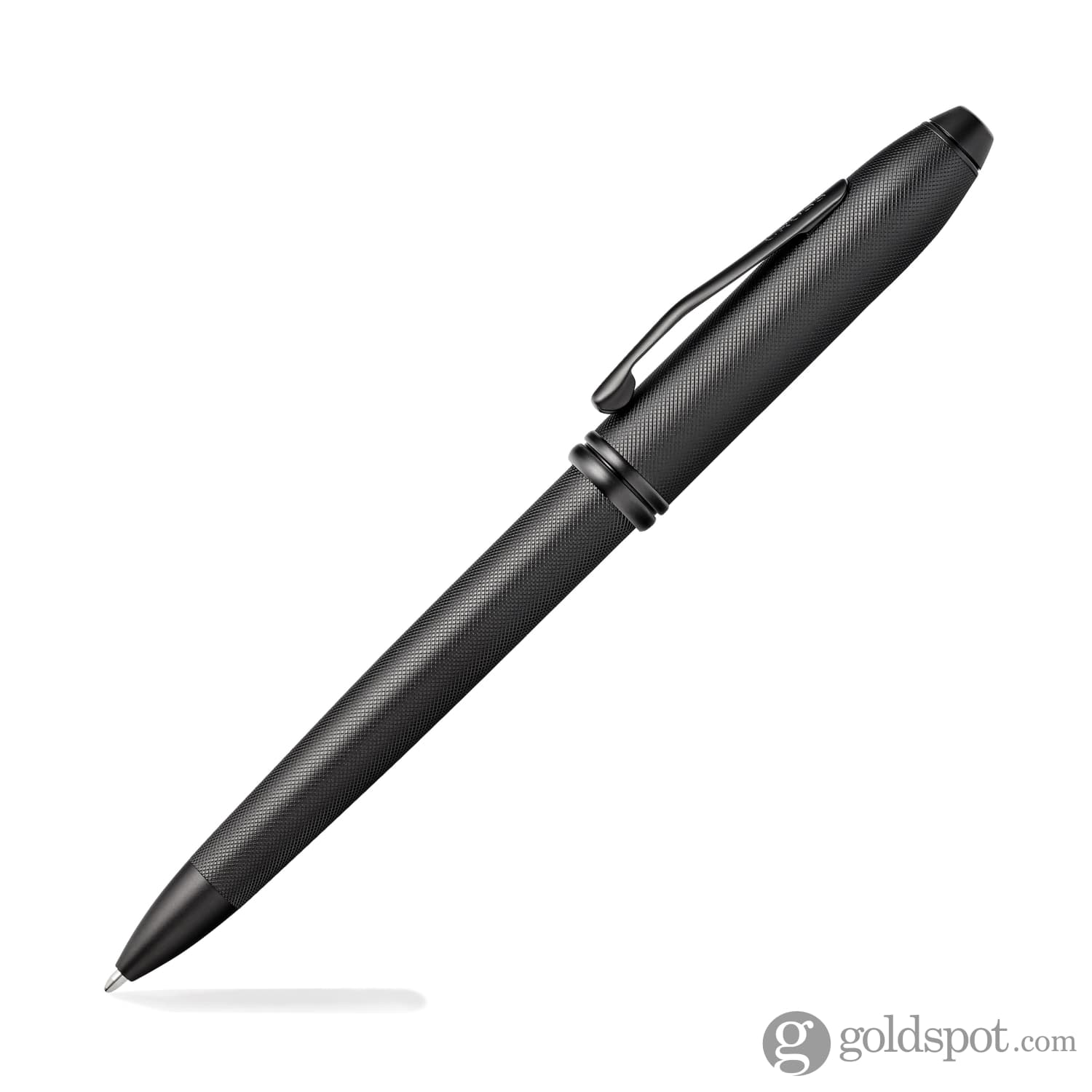 Cross Townsend Black Micro Knurl Ballpoint Pen - Premium Writing Instrument for Business, Gifts & Everyday Use