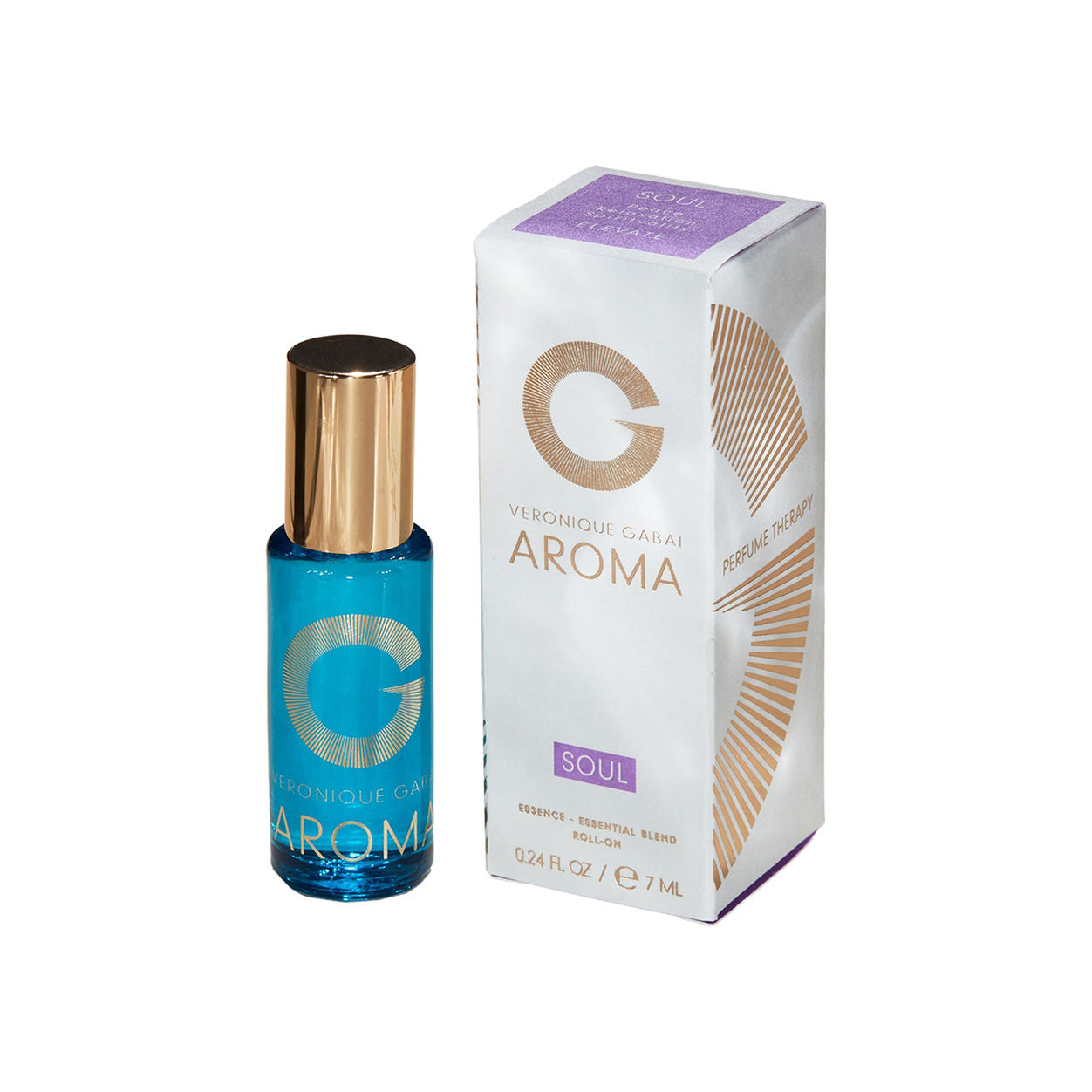 Aroma Soul Essential Blend Roll On - Natural Aromatherapy Oil for Stress Relief & Relaxation - Perfect for Home, Office & Travel Use