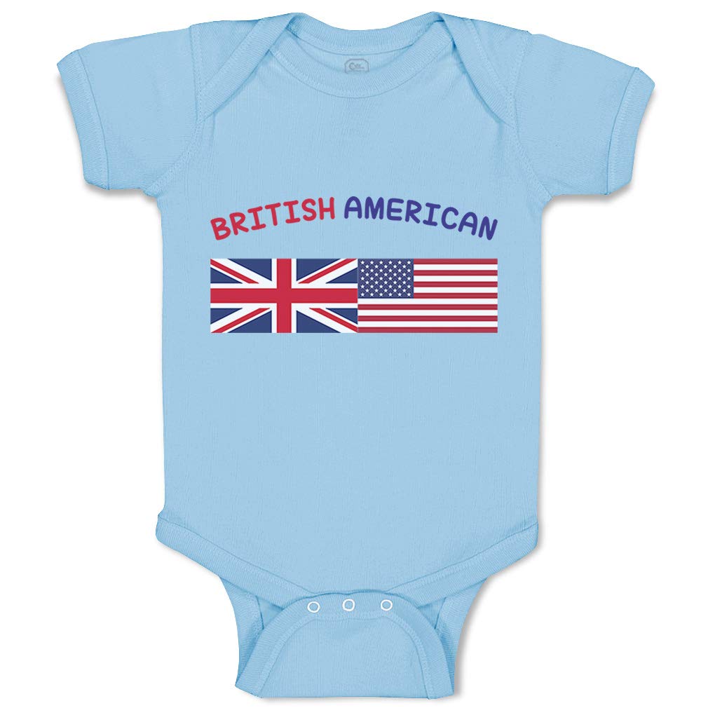 Custom Baby Bodysuit - British & American Style Funny Cotton Onesies for Boys & Girls - Perfect for Newborn Photos, Birthday Gifts & Everyday Wear