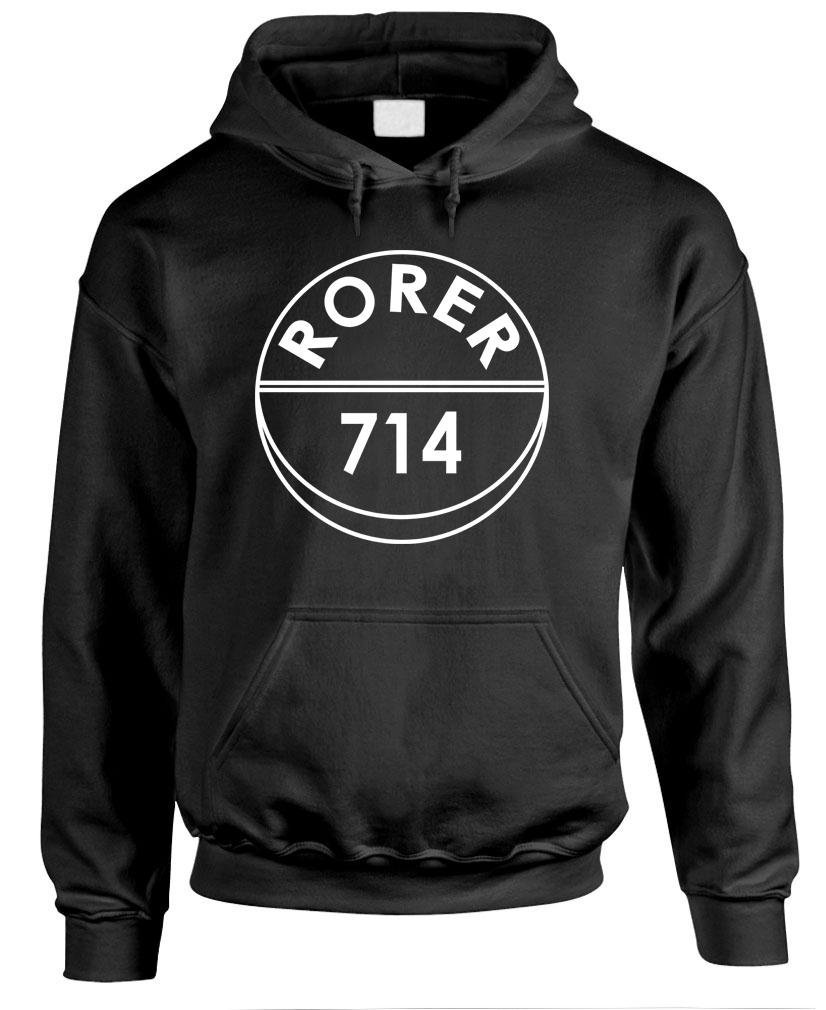 QUAALUDE - RORER 714 Vintage Inspired Men's Pullover Hoodie | Retro 70s Style Streetwear for Casual Wear & Music Festivals