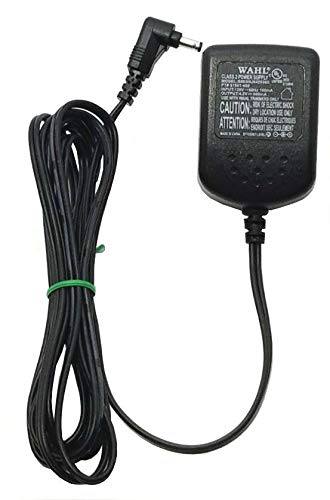 Genuine Wahl 9876L & 9880L Replacement Charger Cord - Compatible with Wahl Clippers & Trimmers - Perfect for Home Barbering, Pet Grooming & Professional Use