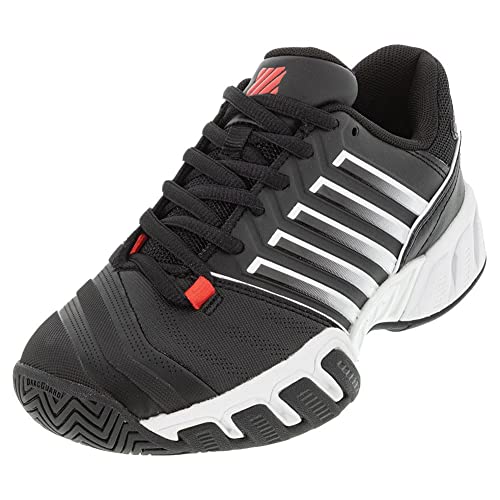 Black/White/Poppy Red