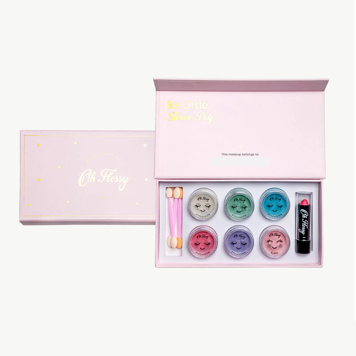 Oh Flossy Deluxe Sparkle Makeup Set - 12 Piece Glamorous Cosmetic Kit with Shimmer Eyeshadow & Lip Gloss | Perfect for Parties, Prom & Special Occasions