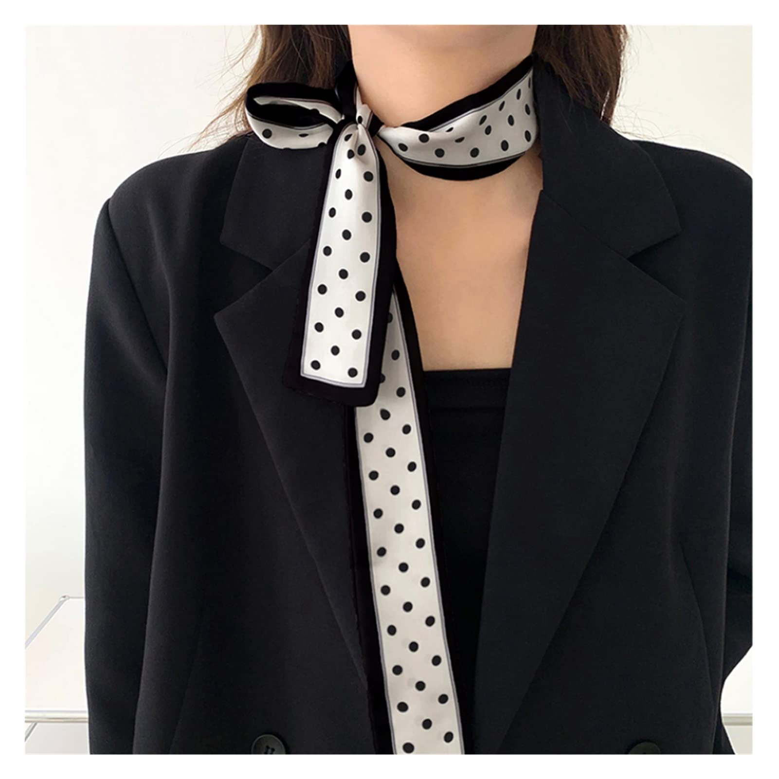 Trendy Skinny Scarf Braided Hair Ribbon Belt Headband Neckerchief Streamer - One Size | Perfect for Boho Fashion, Hair Accessories, and Stylish Outfits