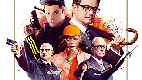 Kingsman The Secret Service Movie Poster - 24x36 Inch Fabric Canvas Print - High-Quality Wall Art for Home Theater, Office & Man Cave Decor