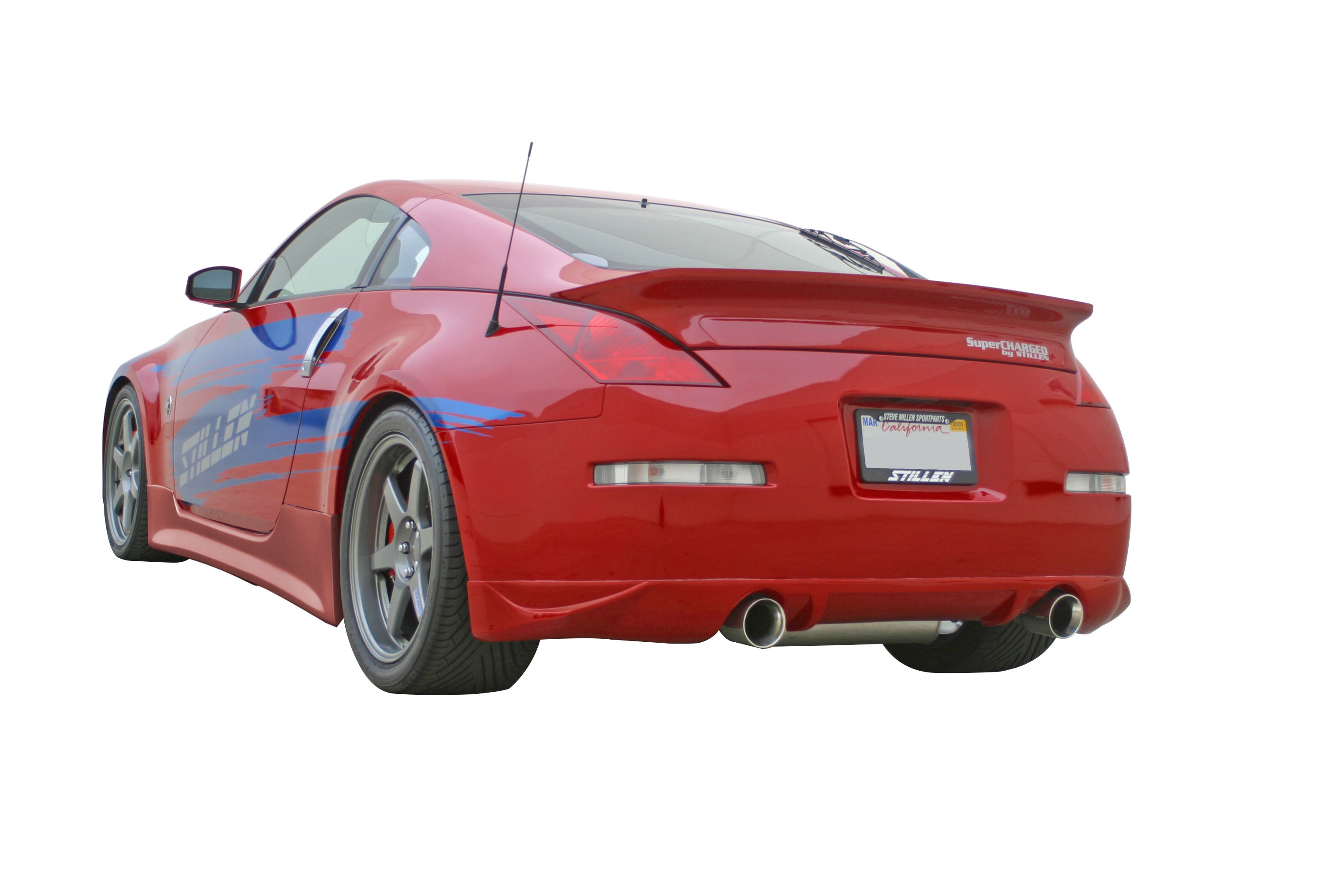 2003-2008 Nissan 350Z Z33 4-Piece Body Kit with Series 2 Skirts & Front Fascia (1035010KT2) - Upgrade Your Sports Car for Street Racing & Show Car Events