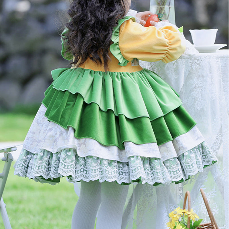 Adorable Baby Lolita Halloween Princess Costume Dress - Perfect for Trick-or-Treating, Birthday Parties & Photo Shoots
