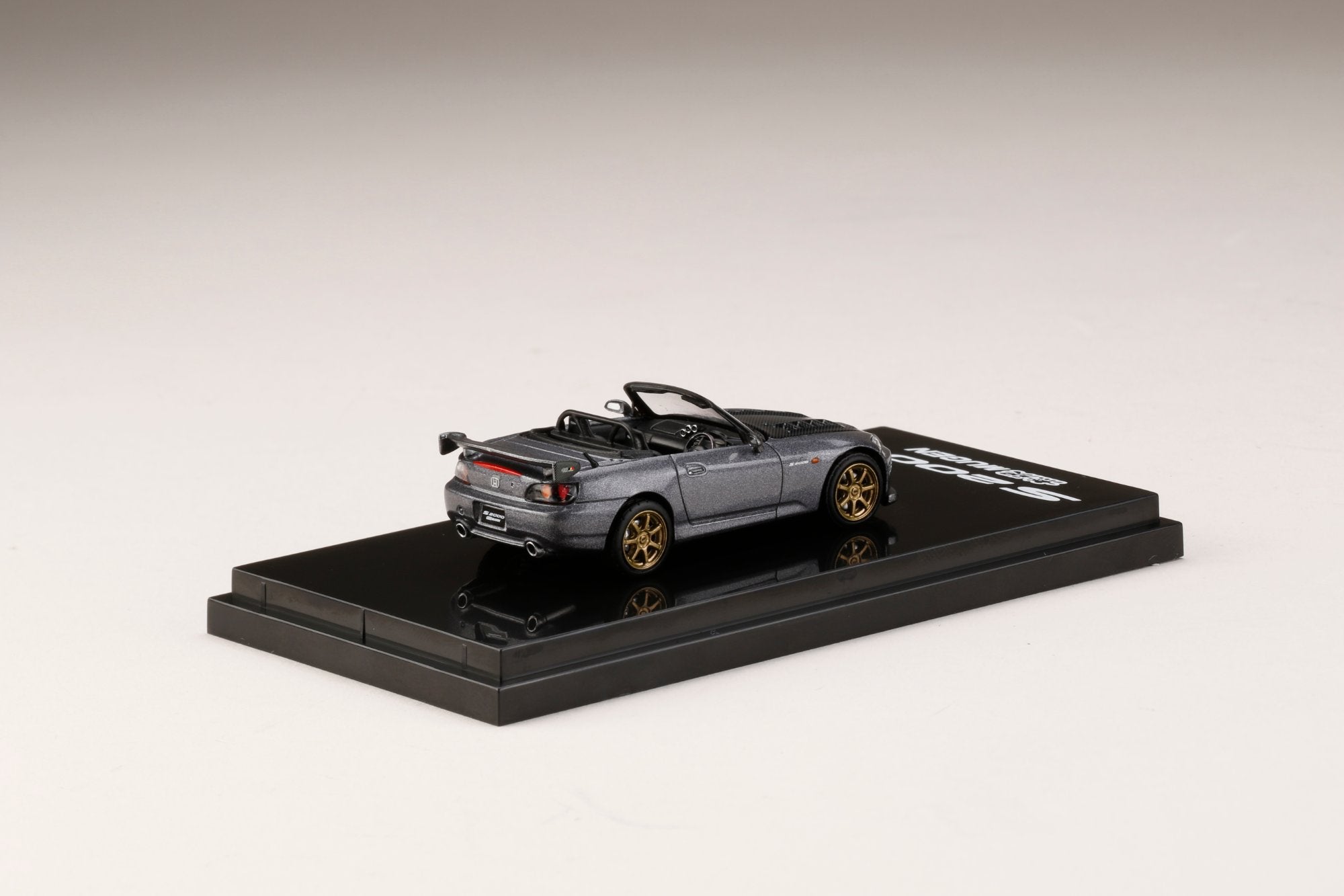 1:64 Scale Honda S2000 Mugen Moon Rock Metallic Diecast Model Car - Collectible Japanese Sports Car for Display & Racing Enthusiasts