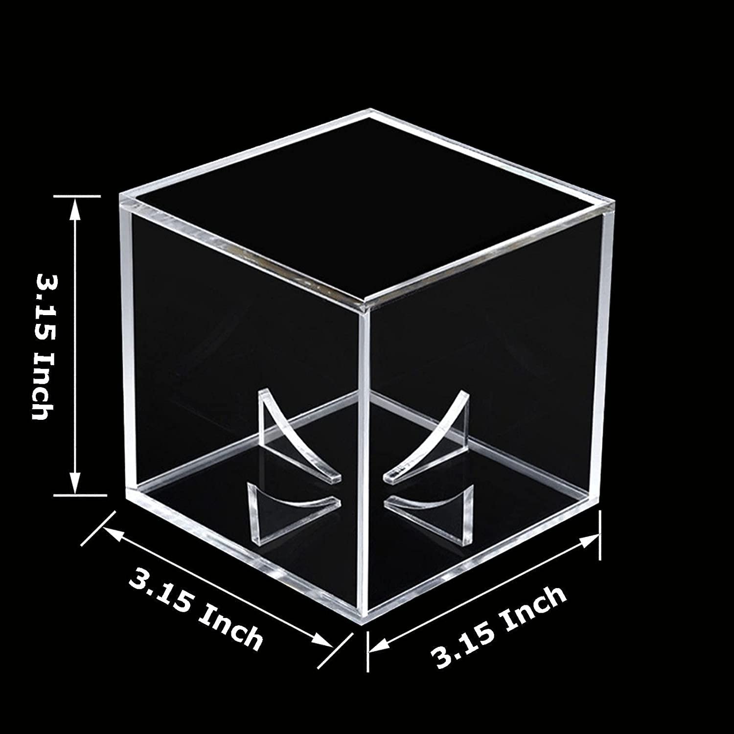 VOLEAAR 24-Piece Acrylic Baseball Display Case Set - UV Protected Square Cube Stand for Autographed Baseballs, Collectibles & Souvenirs - Perfect for Showcasing Memorabilia in Home, Office or Sports Room