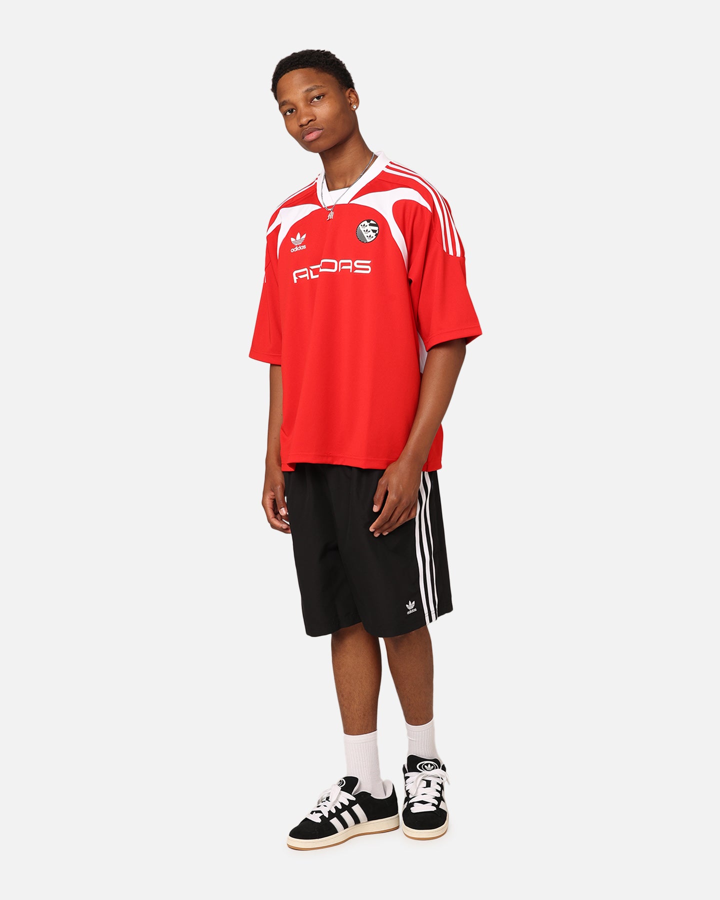 Adidas Oversized Shorts for Men - Black Athletic Running Shorts with Pockets | Comfortable Gym & Casual Wear for Workouts & Lounge