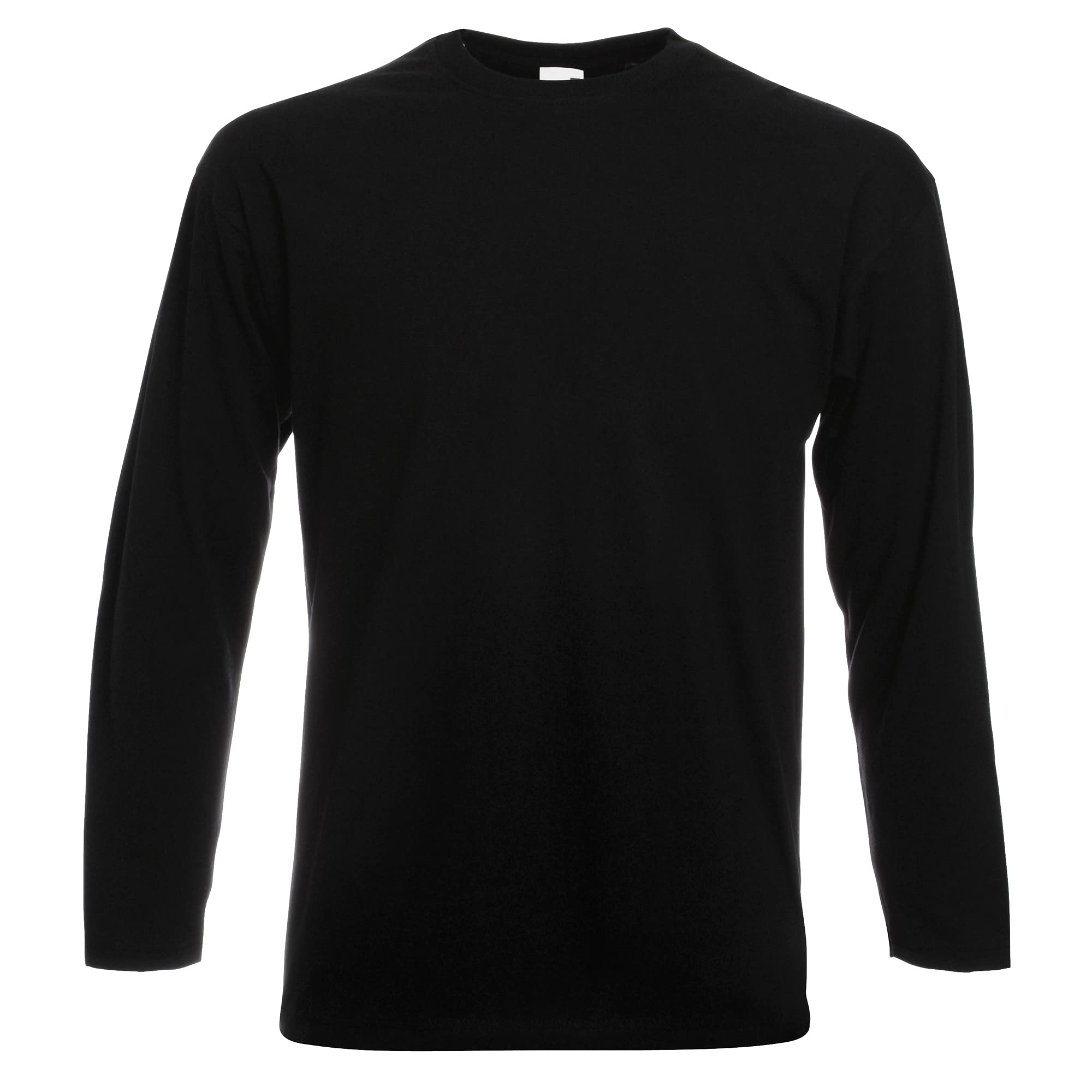 Fruit of the Loom Men's Modern Fit T-Shirt - Black - Soft Cotton Crew Neck Tee for Casual Wear & Everyday Comfort | Perfect for Work, Gym & Lounge