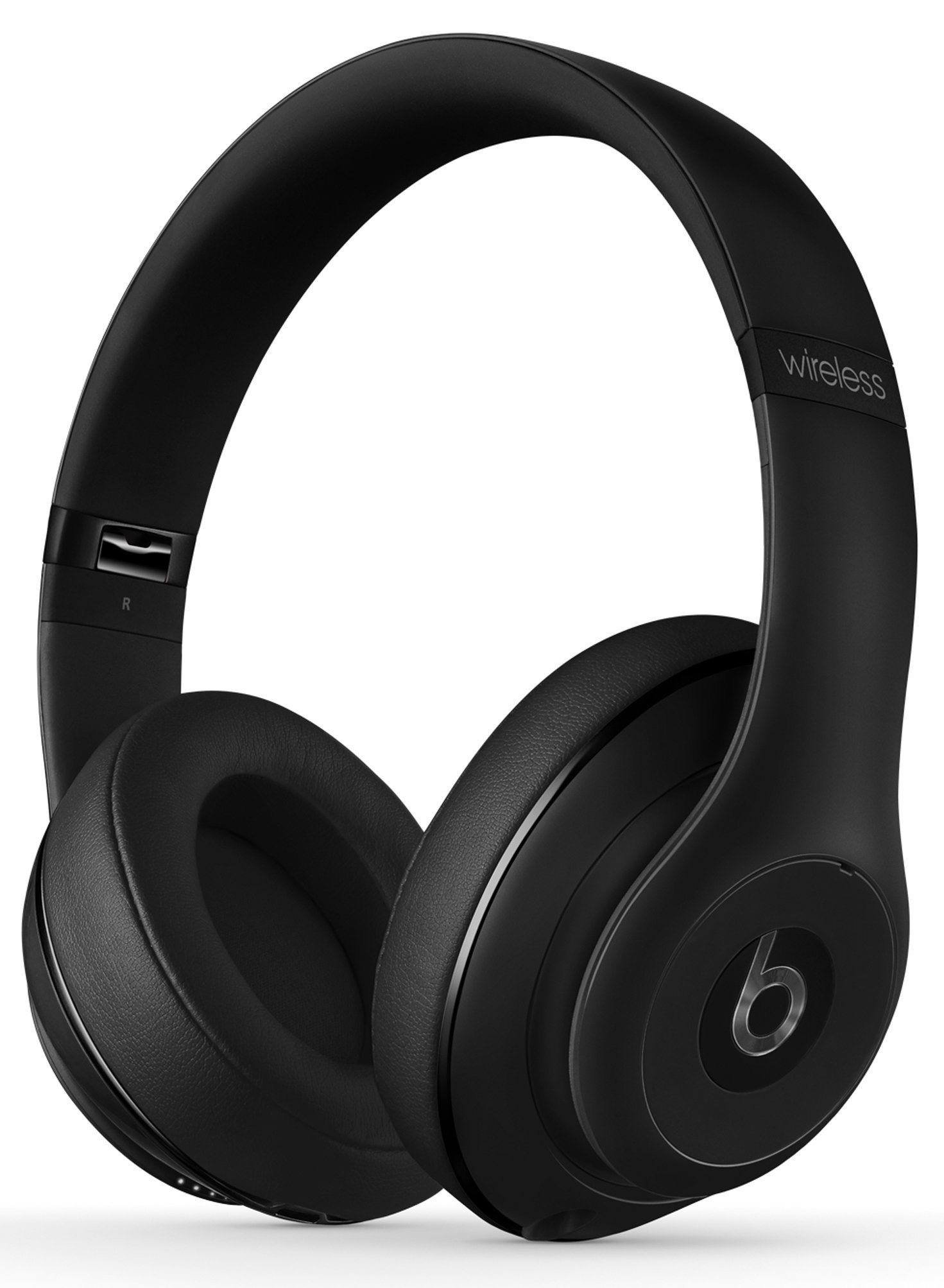 Beats Studio Wireless Over-Ear Headphones - Noise Cancelling Bluetooth Headset with Built-in Mic (Matte Black, Renewed) for Music, Gaming & Travel