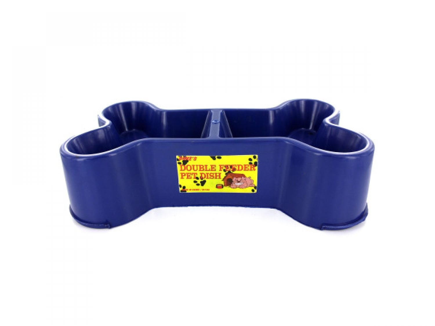 Bone-Shaped Double Feeder Pet Dish - Set of 36, Durable Pet Bowls for Dogs & Cats | Perfect for Mealtime, Travel & Outdoor Use | Pet Supplies, Feeders & Waterers