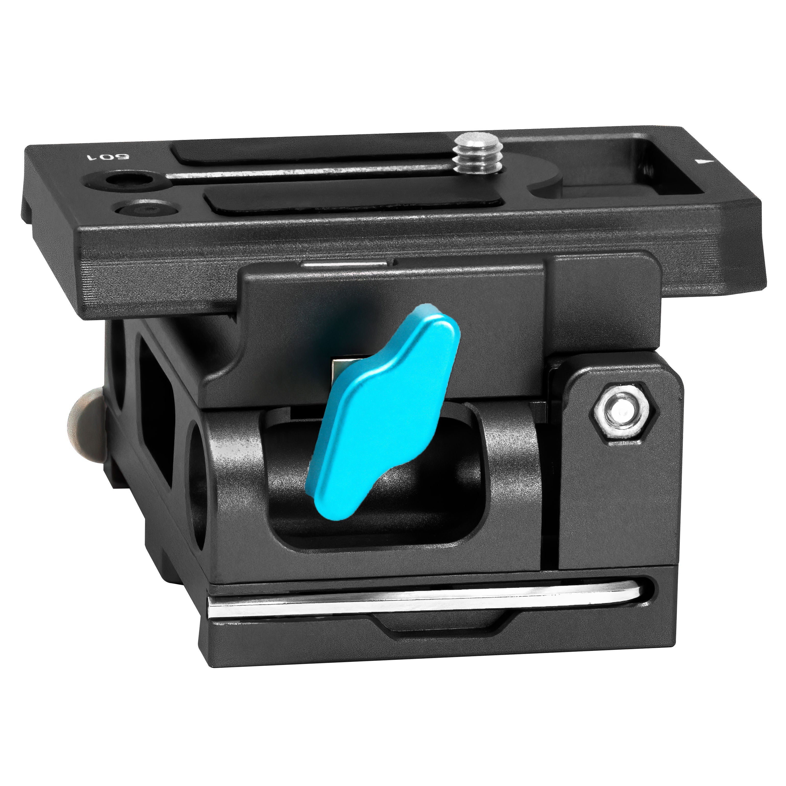 Kondor Blue 15mm LWS Arri/501 Side Loading Baseplate - Compatible with Red Komodo, BMPCC & Mirrorless Cameras (Black) - Perfect for Film Production, Vlogging & Professional Videography