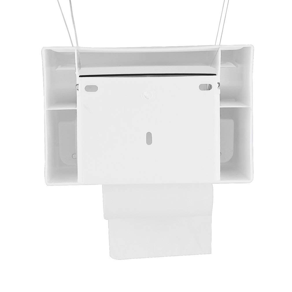 Durable Plastic Toilet Paper Holder - Bathroom Tissue Roll Dispenser with Wall Mount - Perfect for Home, Office, and RV Bathroom Organization