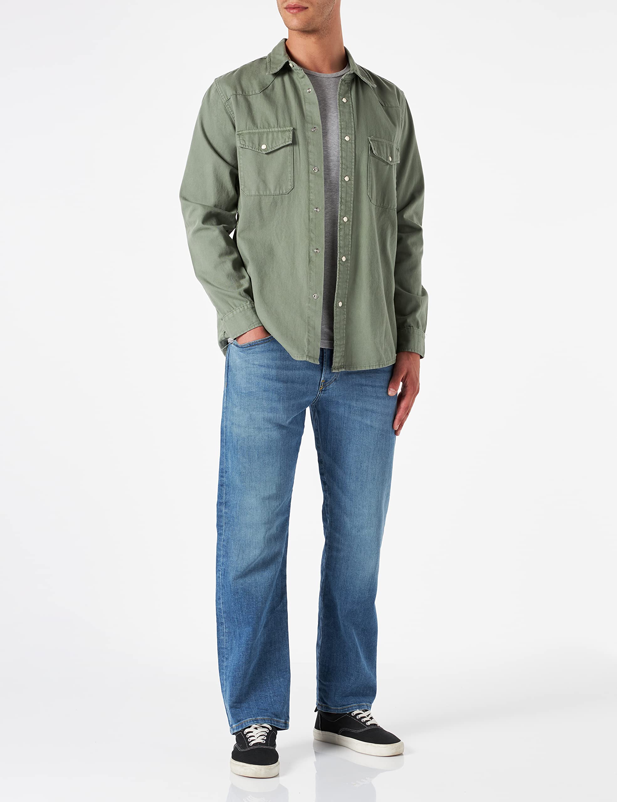 Diesel Men's D-Mihtry Slim Fit Stretch Denim Jeans - Comfortable & Stylish for Casual Wear, Work, and Night Out