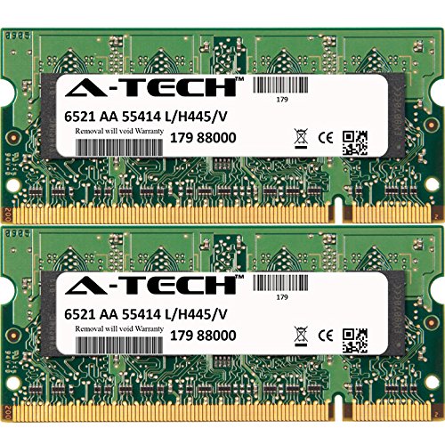 A-Tech 8GB RAM Kit (2 x 4GB) DDR2 SO-DIMM 800MHz PC2-6400 Non-ECC Memory for Toshiba Satellite A300D Series (A300D-219, A300D-21D, A300D-21J, A300D-21L, A300D-21M, A300D-21W, A300D-226, A300D-22E, A300-M01, A300-P0) - Perfect for Laptop Performance Upgrade & Multitasking