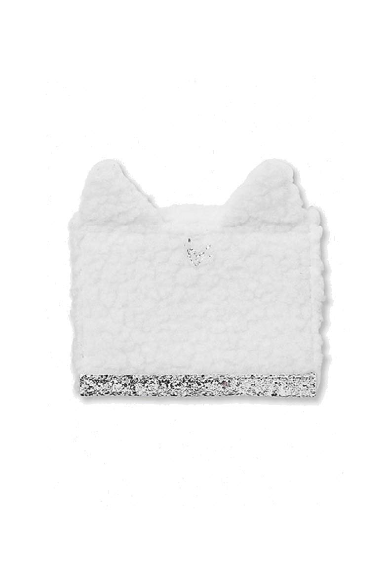 Faux Fur Sherpa Kitty Wallet - Cute Animal Design Coin Purse for Women, Perfect for Everyday Use, Travel, and Gift Giving