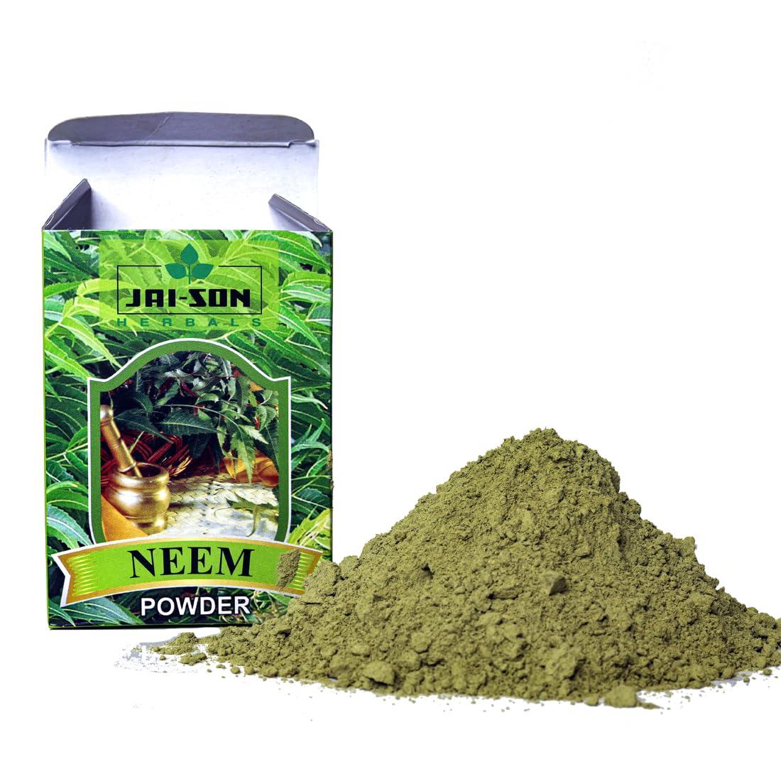 Jai-Son Herbals Neem & Amla Powder - Natural Face Pack for Acne & Pimples, Hair Pack for Dry Frizzy Hair | 100g x 3 Pack | Organic Skin Cleanser & Hair Treatment for Glowing Skin & Healthy Hair | Perfect for Daily Skincare & Haircare Routine