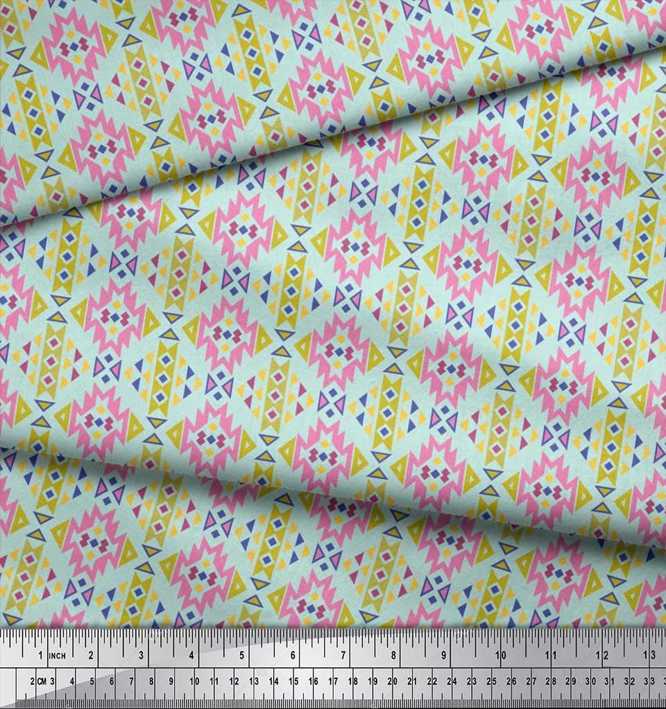 Soimoi Moss Georgette Brown Fabric by The Yard - 42