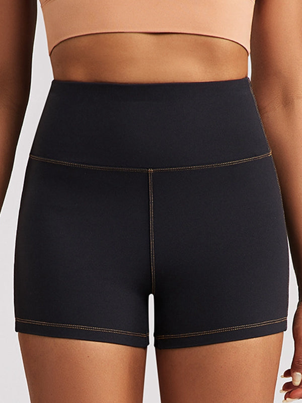ZASUWA Women's Sexy High Waist Denim Shorts with Pockets - Quick Dry Comfort Stretch - Perfect for Summer, Beach, Gym & Casual Wear