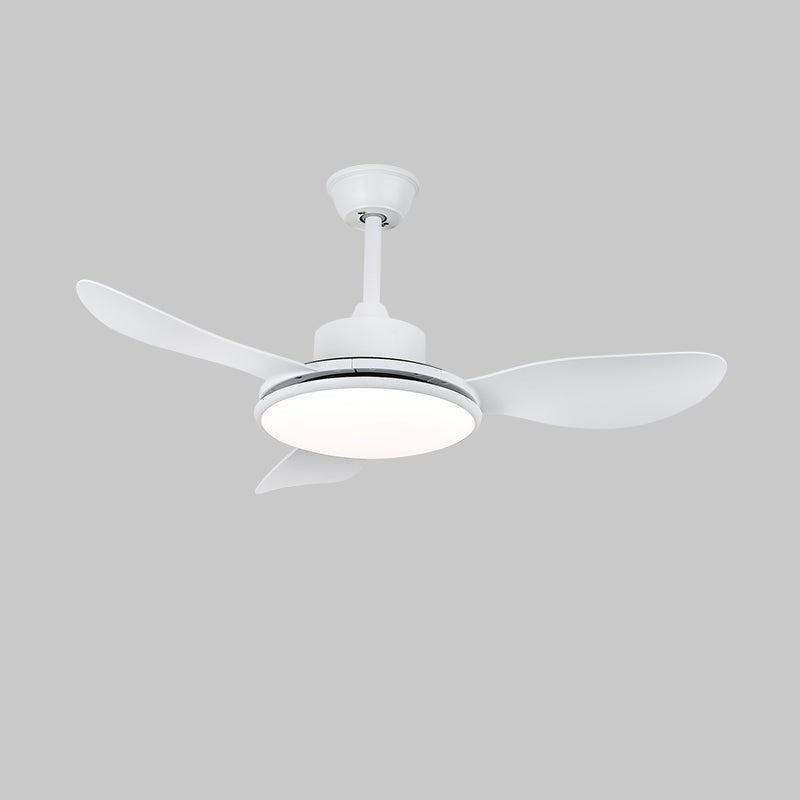 Brinley 48/52 Inch Ceiling Fan with Light Kit - Modern Indoor/Outdoor Fan for Living Room, Bedroom, or Patio