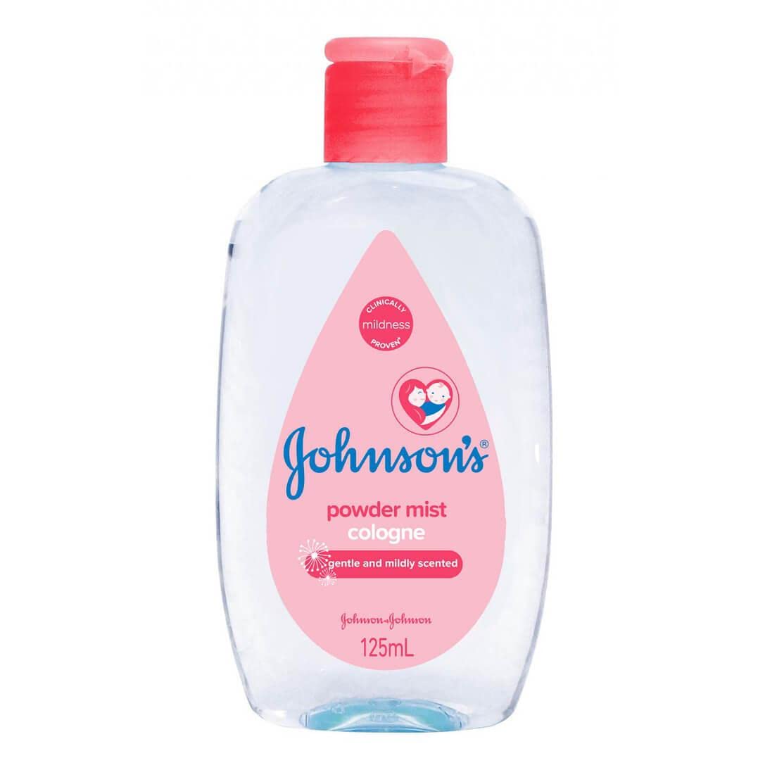 Johnson's Baby Cologne Powder Mist 125mL | Gentle Baby Fragrance Spray | Hypoallergenic & Mild for Sensitive Skin | Perfect for Newborns, Daily Use & Special Occasions