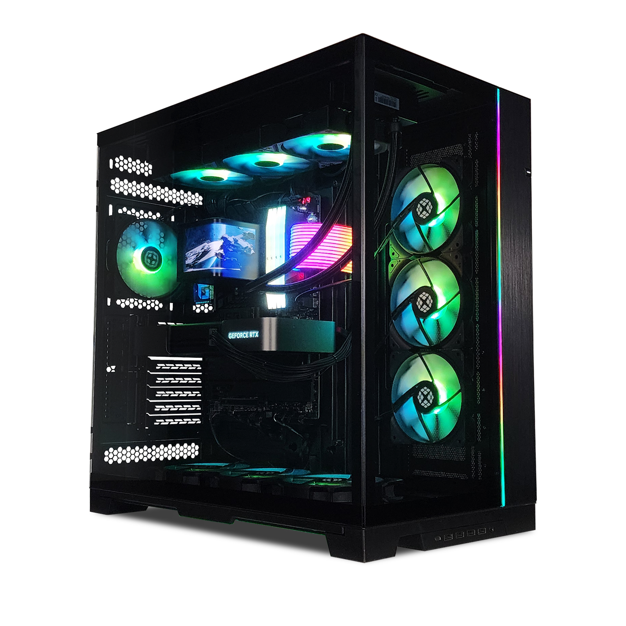 XOTIC PC GX77 EVO XL Extreme Gaming Desktop - AMD X870 RYZEN Processor, DDR5 RAM, Liquid Cooling | Ultimate 4K Gaming & VR Ready PC for Esports & Streaming