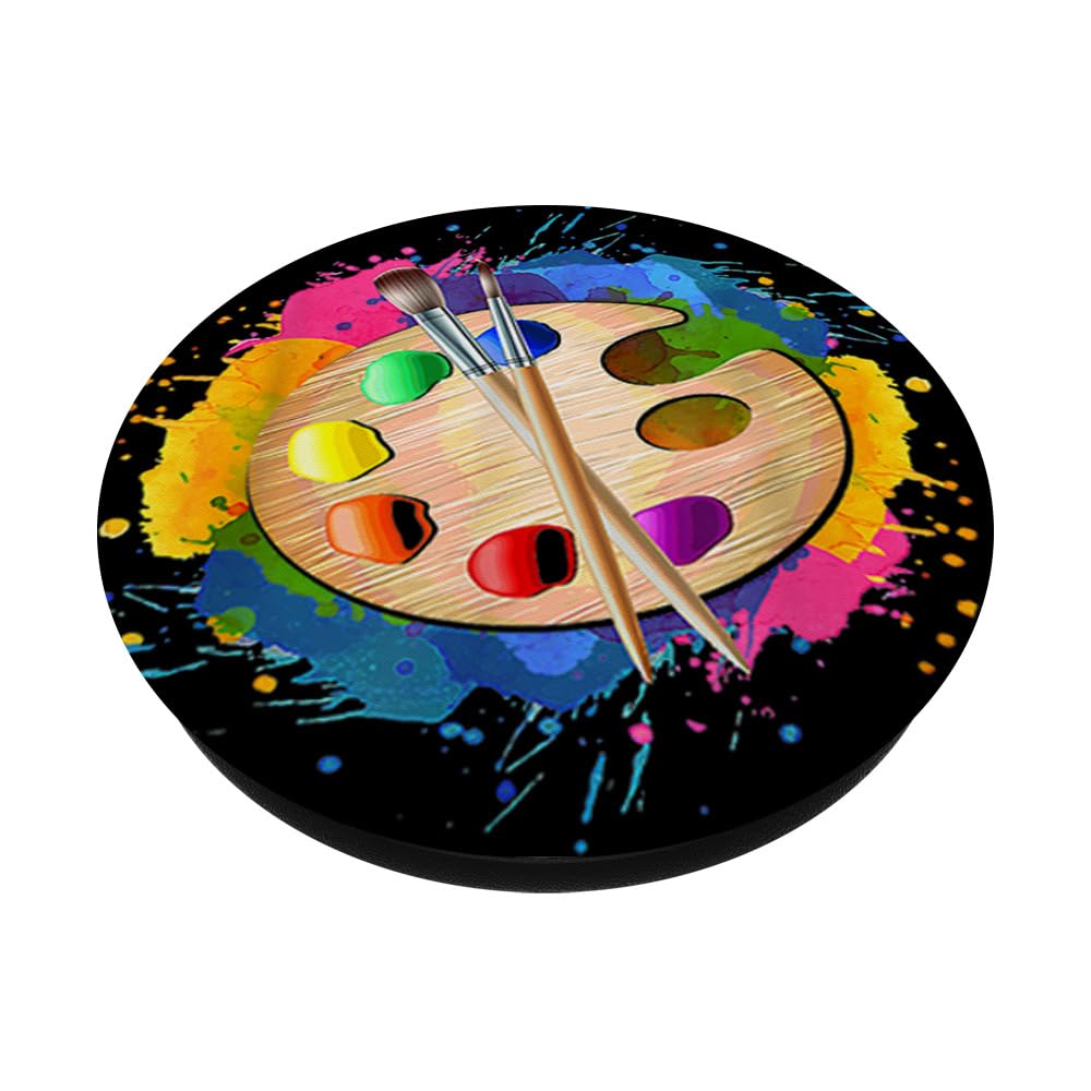 Professional Watercolor Brush Artist PopSockets PopGrip - Swappable Phone Grip & Stand for Artists, Crafters & Creative Professionals | Perfect for Painting, DIY Projects & Phone Protection