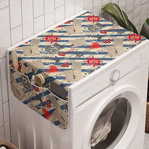 Beige Red Blue