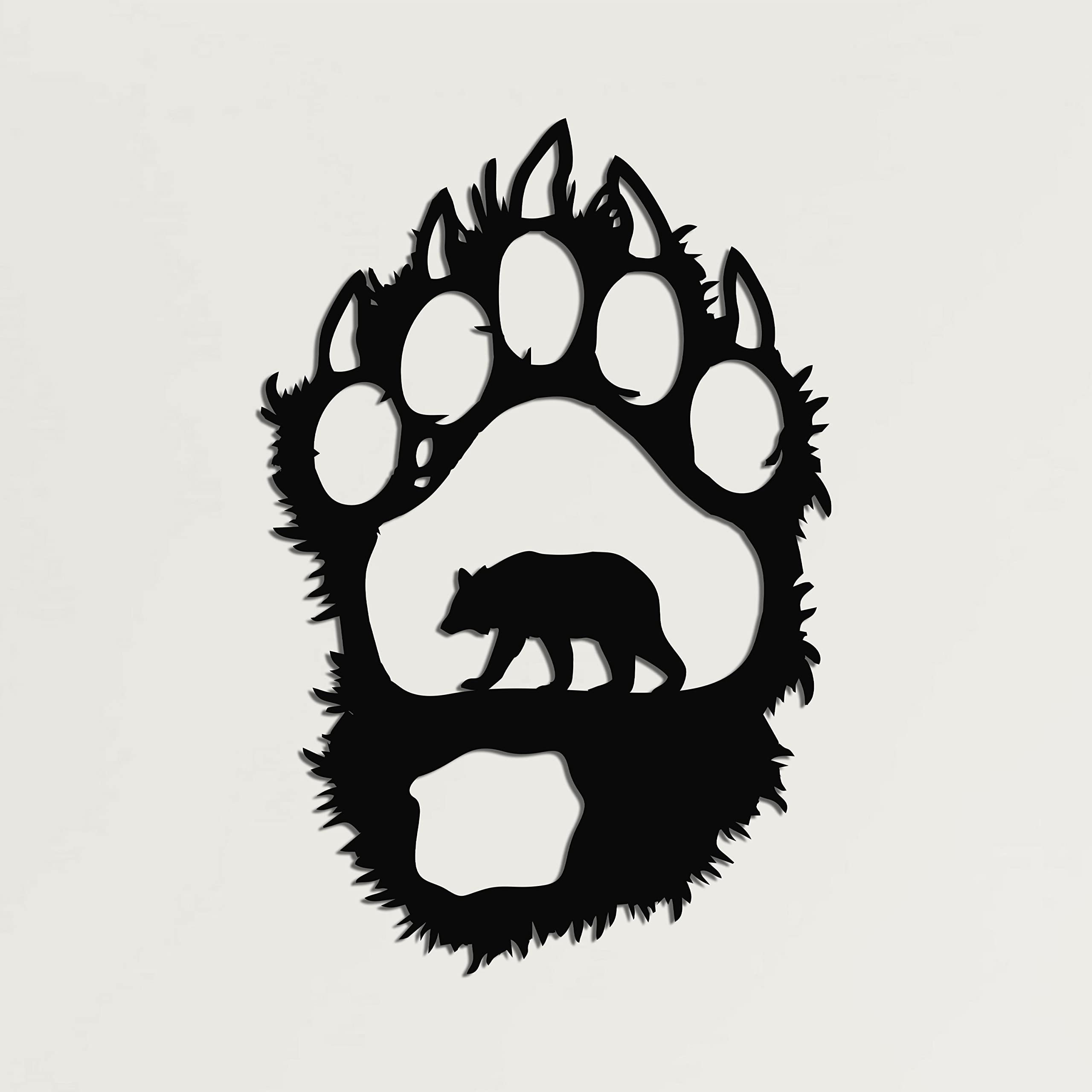 DEKADRON Metal Bear Wall Art - 24