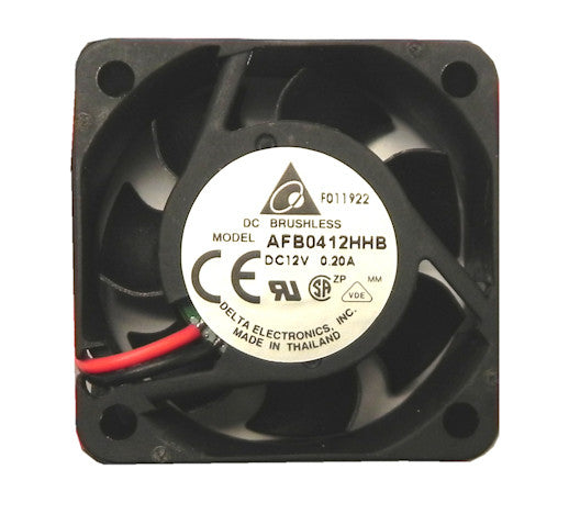 Delta 40x40x15mm 12V High Speed Ball Bearing Cooling Fan - AFB0412HHB Bare Wire for PC Case, Electronics Cooling & DIY Projects