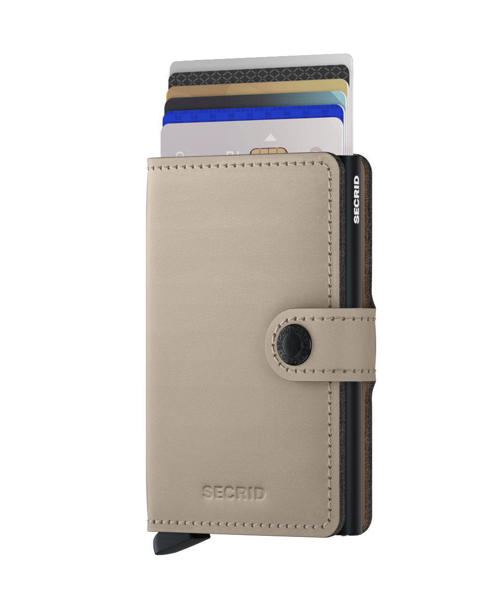 SECRID Miniwallet Matte - Slim RFID Blocking Leather Wallet for Men & Women | Perfect for Travel, Business & Everyday Use