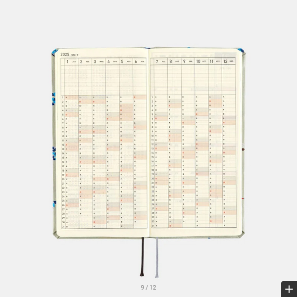 Hobonichi Weeks MEGA 2025 Planner - Hardcover Weekly Organizer with Bow & Tie Snake Design | English Edition | January Start | Monday Layout | Perfect for Journaling, Scheduling & Productivity Tracking