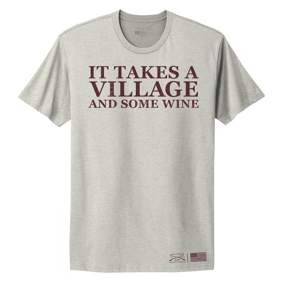 Women's It Takes A Village Boyfriend Fit T-Shirt - Soft Cotton Relaxed Fit Tee for Casual Wear & Everyday Comfort | Perfect for Outings, Lounging & Weekend Style