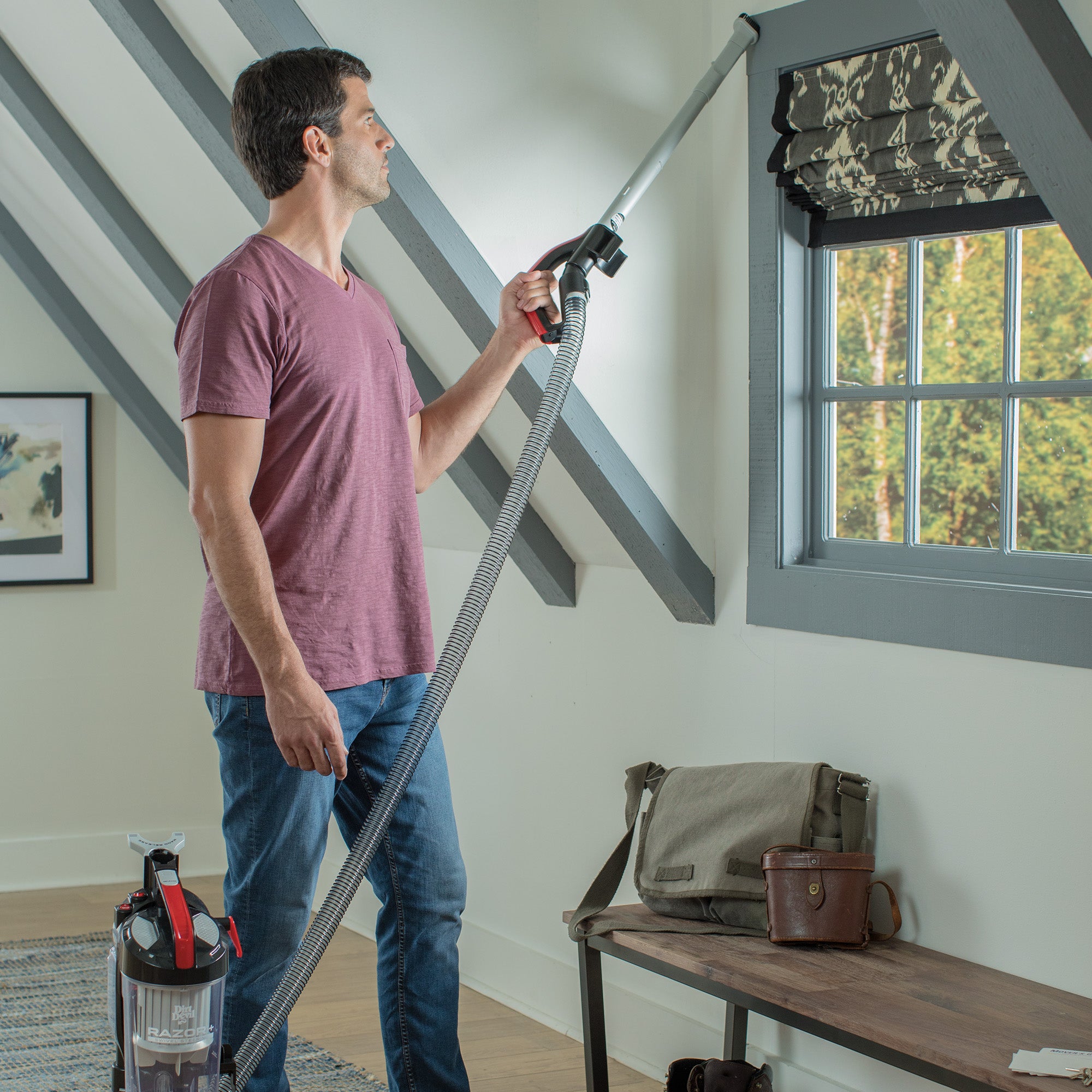 Power Max XL Upright Vacuum Cleaner - Powerful Suction for Carpets & Hard Floors - Ideal for Home, Office & Pet Hair Cleaning