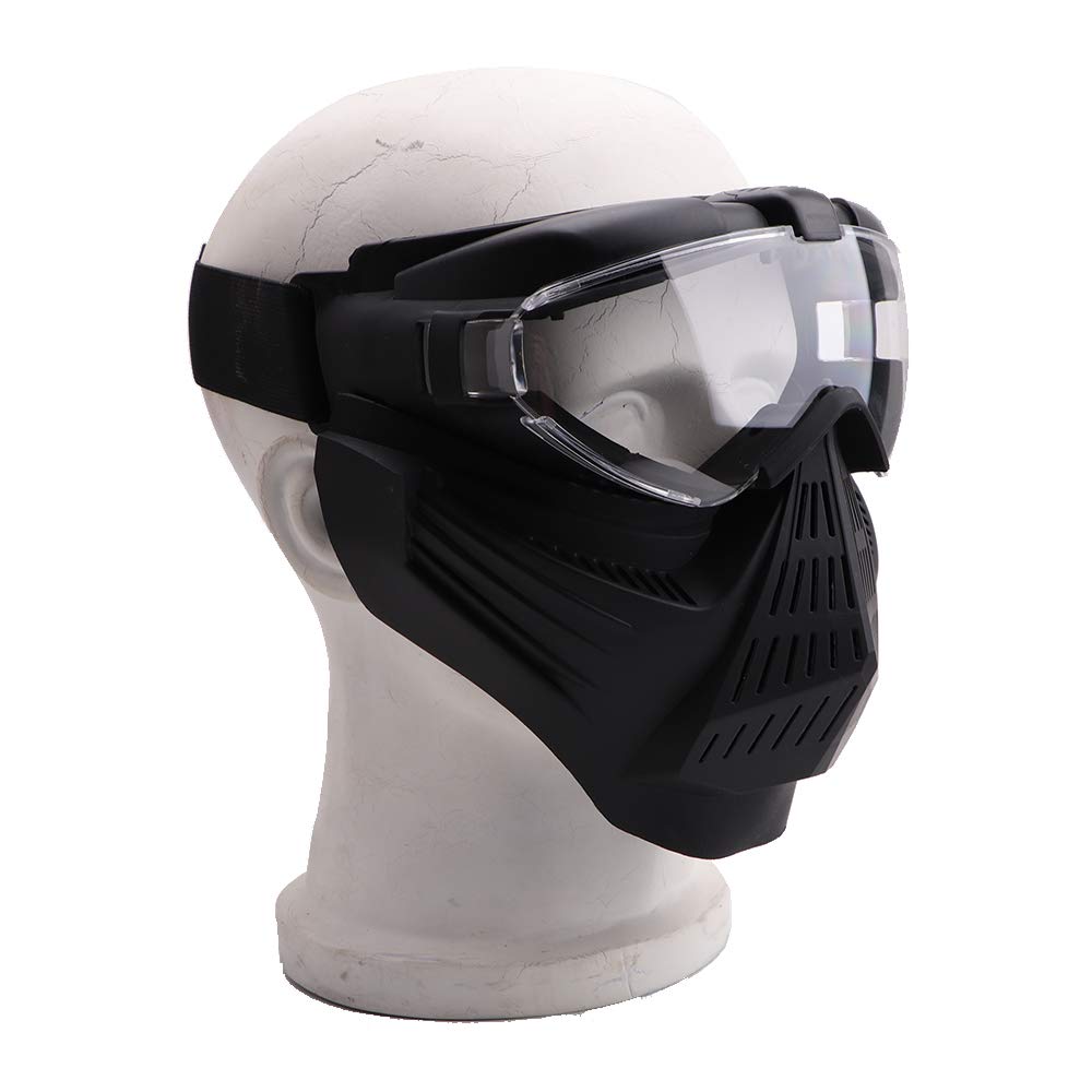 Airsoft Mask Full Face Protection - Skull Skeleton Tactical Goggles for CS Paintball Games | Impact Resistant Military Gear for Airsoft & Outdoor Sports Enthusiasts