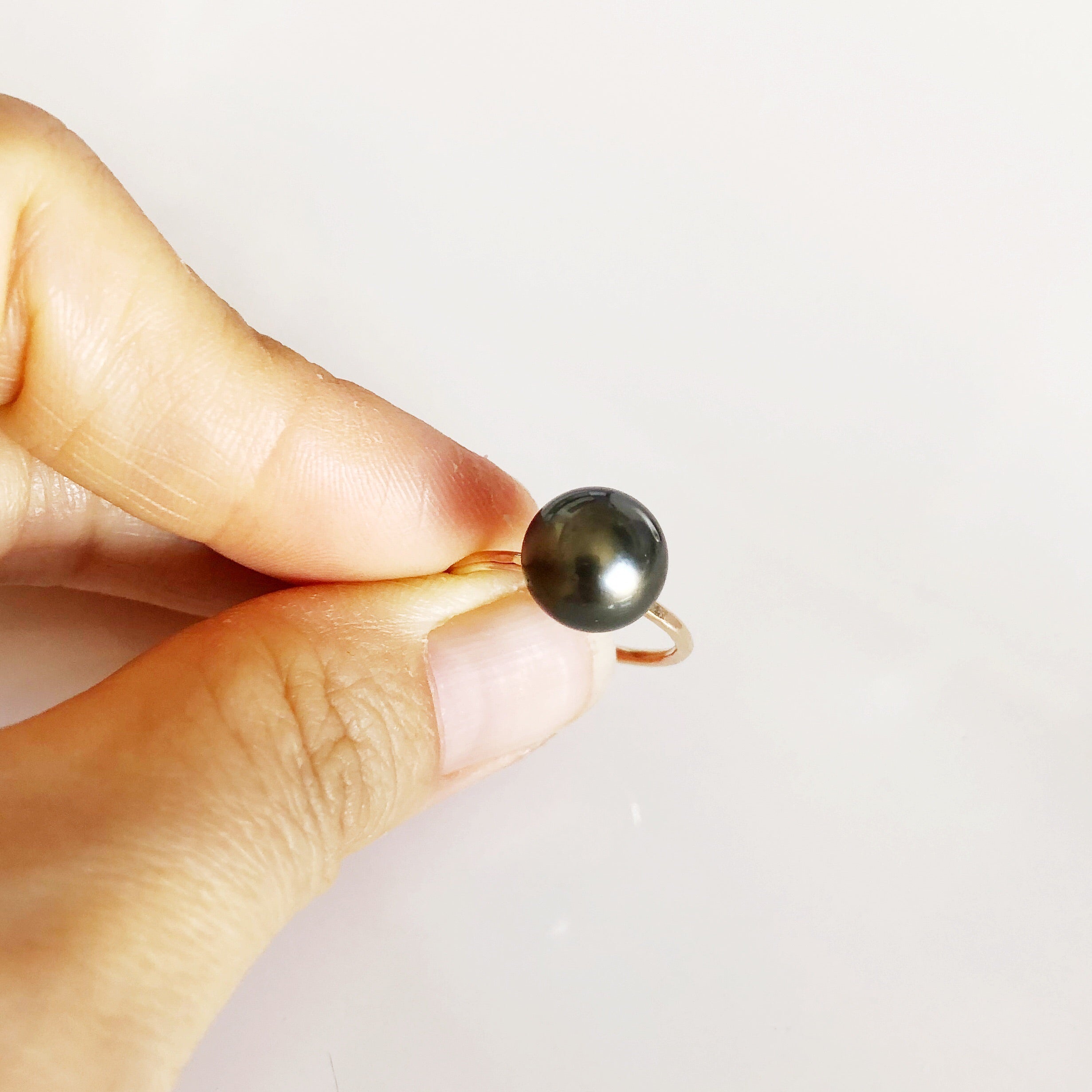ELVANI Tahitian Pearl Ring (R174) - Elegant Jewelry for Weddings, Parties & Special Occasions